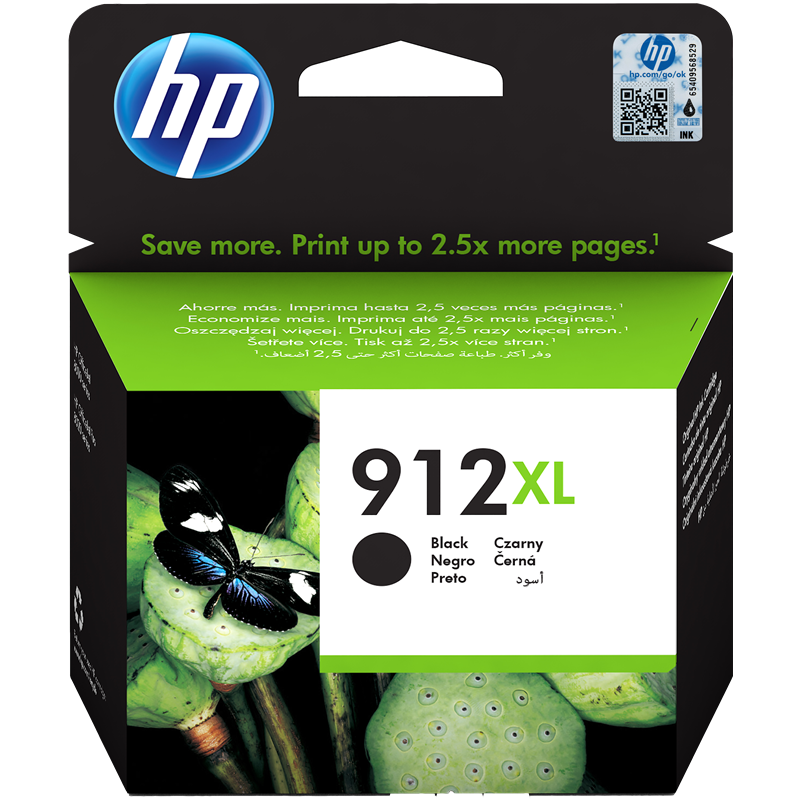 HP 912 XL 3YL84AE Tinta Negro Original