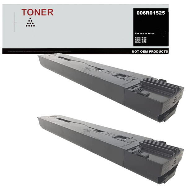 006R01525 pack 2 cartuchos de toner compatible con Xerox Color 550 / 560 / 570