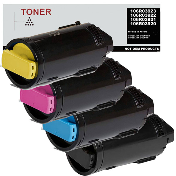 106R03923 106R03922 106R03921 106R03920 pack 4 cartuchos de toner compatible con Xerox VersaLink C600