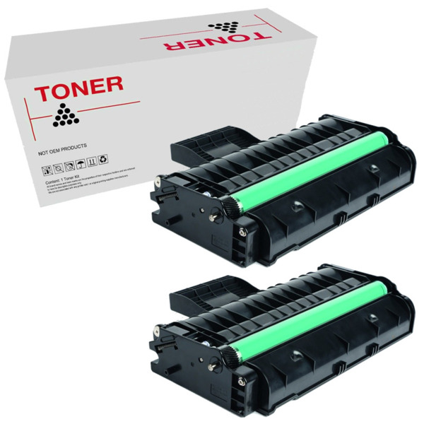 Aficio SP201N SP204SN SP203S SP211 407999 407254 pack 2 toner generico Ricoh Aficio SP 201E, SP 201HE