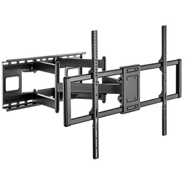 Aisens Soporte PRO Giratorio - Inclinable y Nivelable para Monitor/TV 120kg de 60-120 - Color Negro