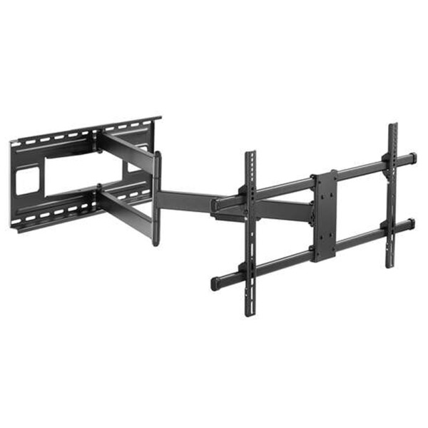 Aisens Soporte PRO Giratorio - Inclinable y Nivelable para Monitor/TV 50kg de 43-80 - Color Negro