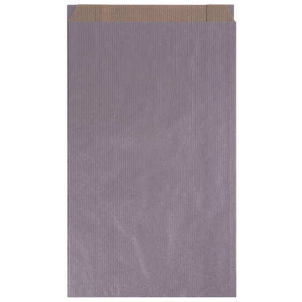 Apli Sobres Kraft Plata 24x43x7mm - Papel Kraft 50g/m² - Reutilizables y Reciclables - Pack de 250