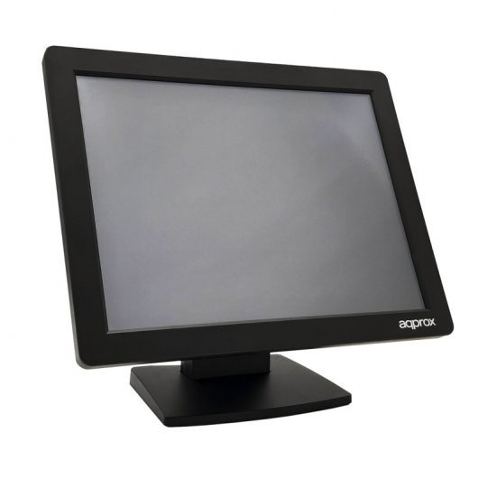 Approx Monitor Tactil LED 15 para TPV 1024 x 768 - Respuesta 5ms - Angulo de Vision H 160º V 140º - USB, VGA - VESA 75x75mm