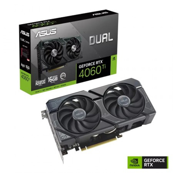 Asus Dual GeForce RTX 4060 Ti Advanced Edition Tarjeta Grafica 16GB GDDR6 DLSS3