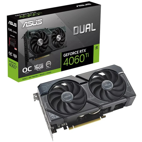 Asus Dual GeForce RTX 4060 Ti OC Edition Tarjeta Grafica 16GB GDDR6 DLSS3