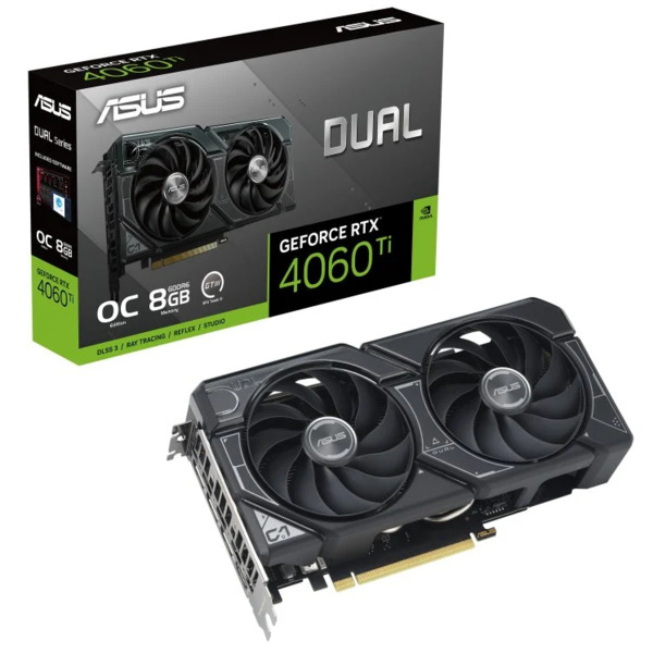 Asus Dual GeForce RTX 4060 Ti OC Edition Tarjeta Grafica 8GB GDDR6 DLSS3