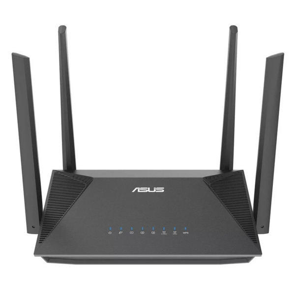 Asus RT-AX52 Router AX1800 WiFi 6 Dual Band AiMesh - Hasta 1800Mbps - 4 Puertos RJ45 LAN - 4 Antenas Externas