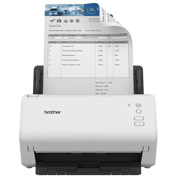 Brother ADS4100 Escaner Documental - Hasta 70ppm - Alimentador Automatico - Doble Cara