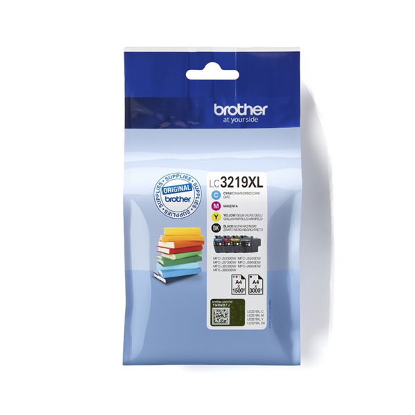 Brother LC3219XL Pack de 4 Cartuchos de Tinta Originales - LC3219XLVAL