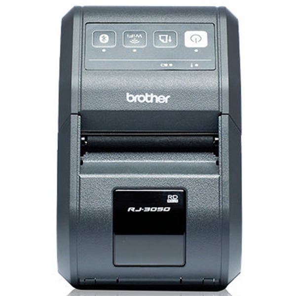 Brother RJ3050 Impresora Termica Portatil de Etiquetas WiFi, Bluetooth y USB - Resolucion 203ppp - Velocidad 127mms - Color Gris