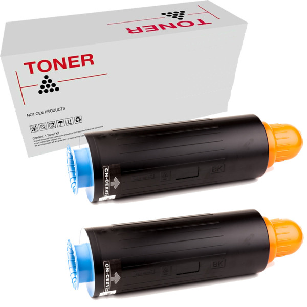 C-EXV22 pack 2 cartuchos de toner compatible con Canon 1872B002 de alta calidad