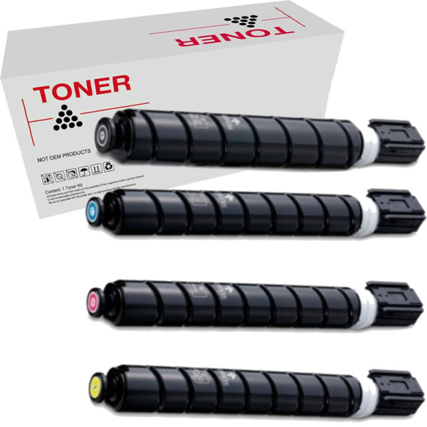 C-EXV51 pack 4 cartuchos de toner compatible con Canon 0481C002 0482C002 0483C002 0484C002 de alta calidad