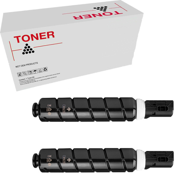 C-EXV53 pack 2 cartuchos de toner compatible con Canon 0473C002 de alta calidad