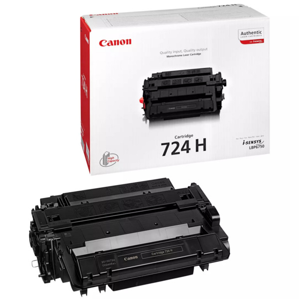 Canon 724H Negro Cartucho de Toner Original - 3482B011/3482B002