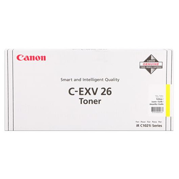 Canon CEXV26 Amarillo Cartucho de Toner Original - 1657B006