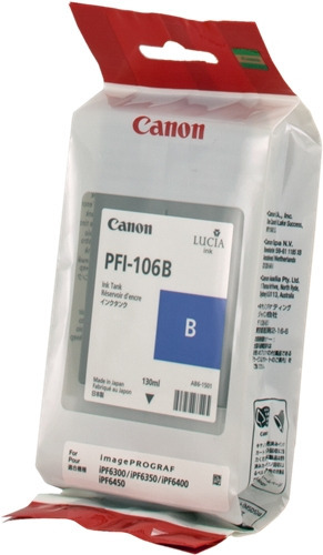 Canon PFI106 Azul Cartucho de Tinta Original - PFI106B/6629B001