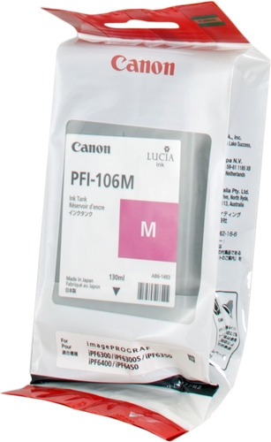 Canon PFI106 Magenta Cartucho de Tinta Original - PFI106M/6623B001