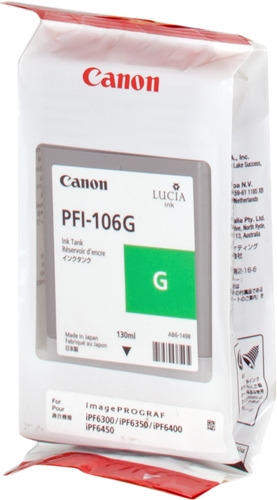 Canon PFI106 Verde Cartucho de Tinta Original - PFI106G/6628B001