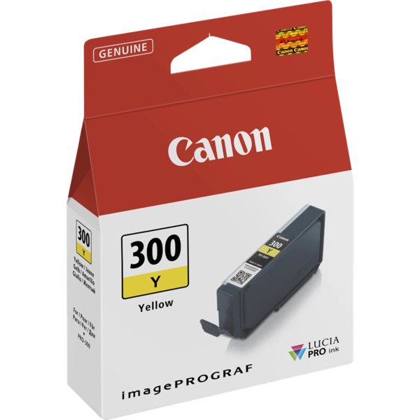 Canon PFI300 Amarillo Cartucho de Tinta Original - 4196C001/PFI300Y