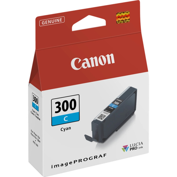 Canon PFI300 Cyan Cartucho de Tinta Original - 4194C001/PFI300C