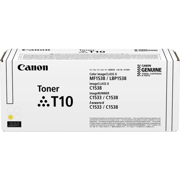 Canon T10 Amarillo Cartucho de Toner Original - 4563C001