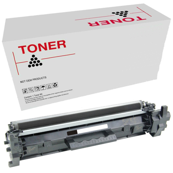 CF230X - 30 X cartucho de toner negro generico HP CF230X (30X) para Laserjet negro M 203, Laserjet negro MFP M227