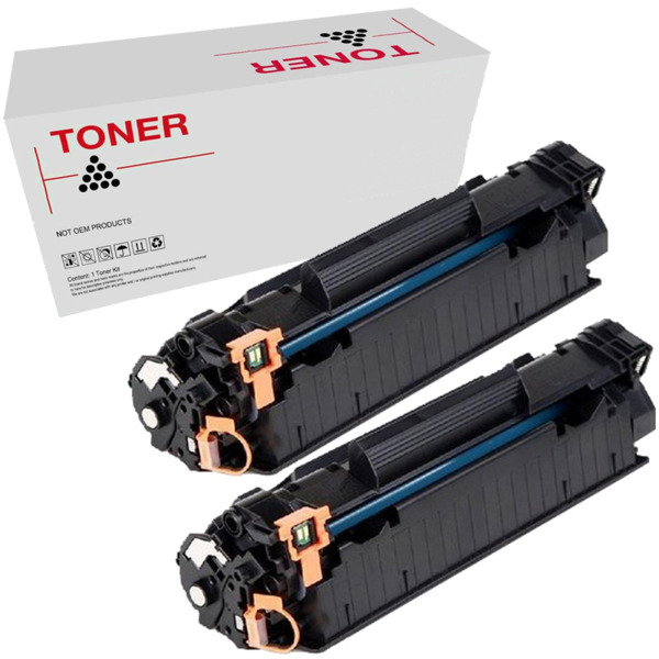 CF279A XL pack 2 toner negro generico HP CF279A XL (79A) 2.500 pag. alta qualidade (Jumbo).