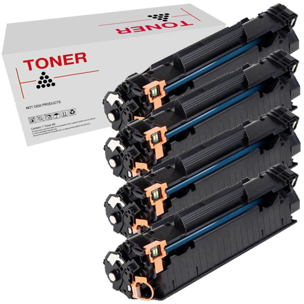 CF279A XL pack 4 toner negro generico HP CF279A XL (79A) 2.500 pag. alta qualidade.(Jumbo).