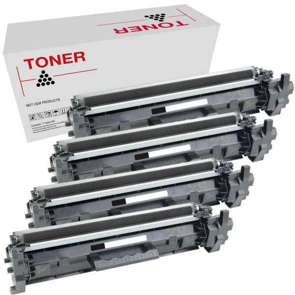 CF294A pack 4 toner genericos HP CF294A para Laserjet negro MFP M148fdw, Laserjet negro MFP M118dw