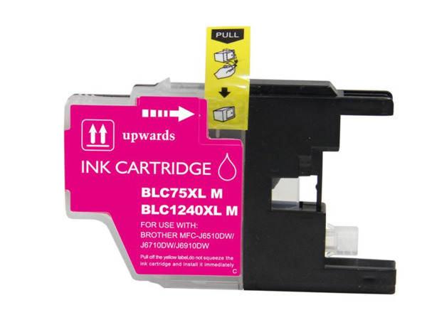 Compatible Brother LC1240XL/LC1220XL/LC1280XL Magenta Cartucho de Tinta - Reemplaza LC1240M/LC1220M/LC1280XLM