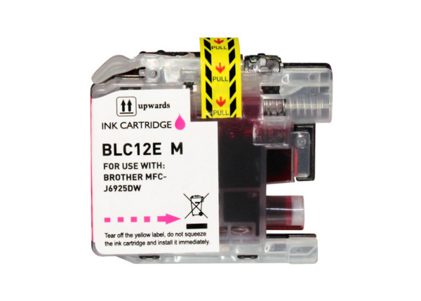 Compatible Brother LC12E Magenta Cartucho de Tinta - Reemplaza LC12EM