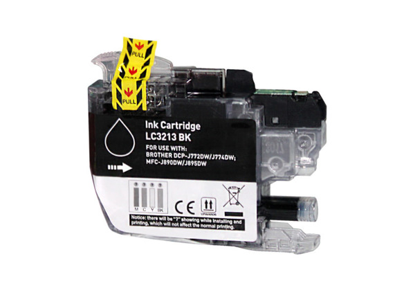 Compatible Brother LC3213/LC3211 Negro Cartucho de Tinta - Reemplaza LC3213BK/LC3211BK