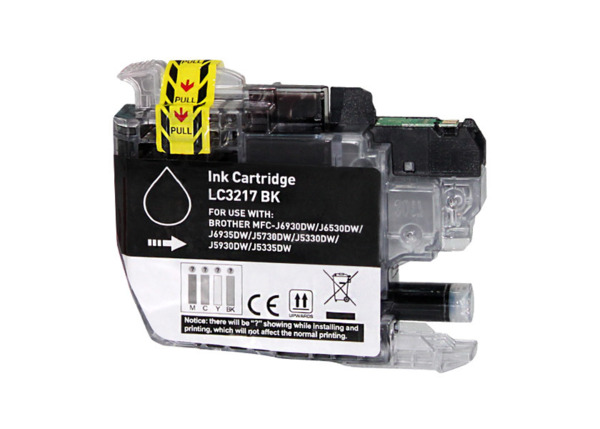 Compatible Brother LC3217 Negro Cartucho de Tinta - Reemplaza LC3217BK