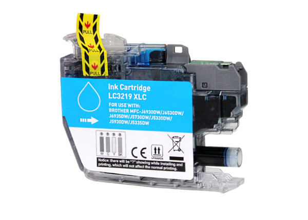 Compatible Brother LC3219XL Cyan Cartucho de Tinta - Reemplaza LC3219XLC