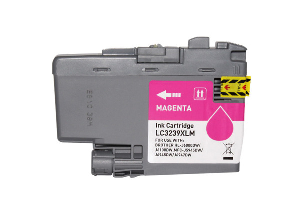 Compatible Brother LC3239XL Magenta Cartucho de Tinta Pigmentada - Reemplaza LC3239XLM