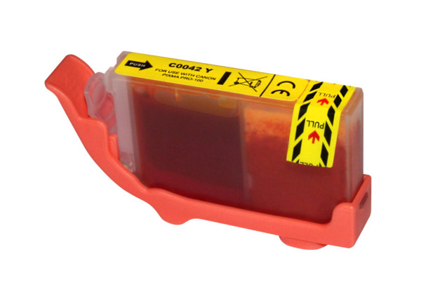 Compatible Canon CLI42 Amarillo Cartucho de Tinta - Reemplaza 6387B001