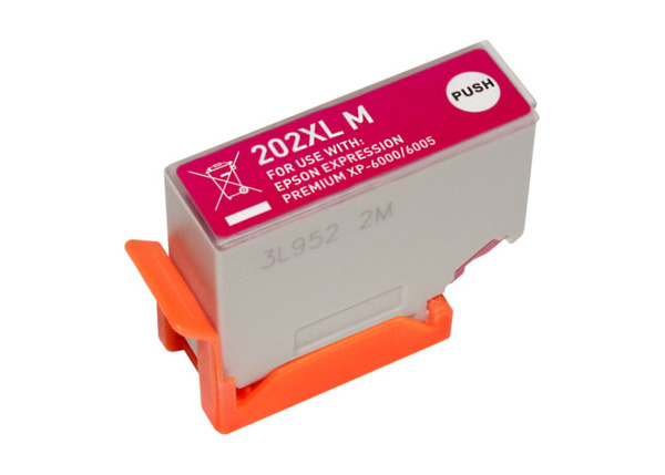 Compatible Epson 202XL Magenta Cartucho de Tinta - Reemplaza C13T02H34010/C13T02F34010