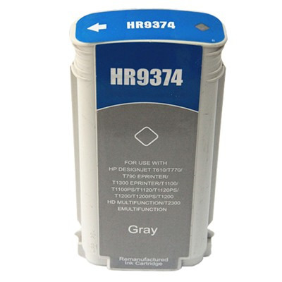 Compatible HP 72 Gris Cartucho de Tinta - Reemplaza C9374A