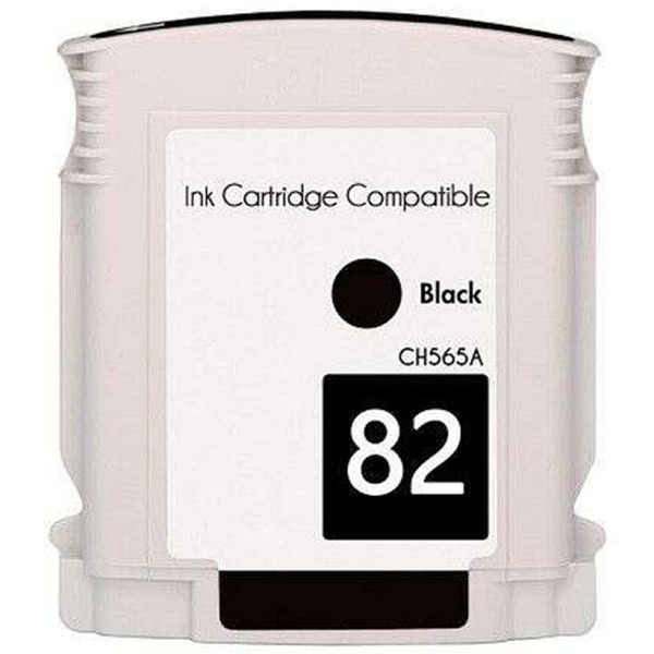 Compatible HP 82 Negro Cartucho de Tinta - Reemplaza CH565A