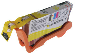 Compatible Lexmark 100XL Amarillo Cartucho de Tinta - Reemplaza 14N1071E/14N1095E/14N0902E/14N0922E