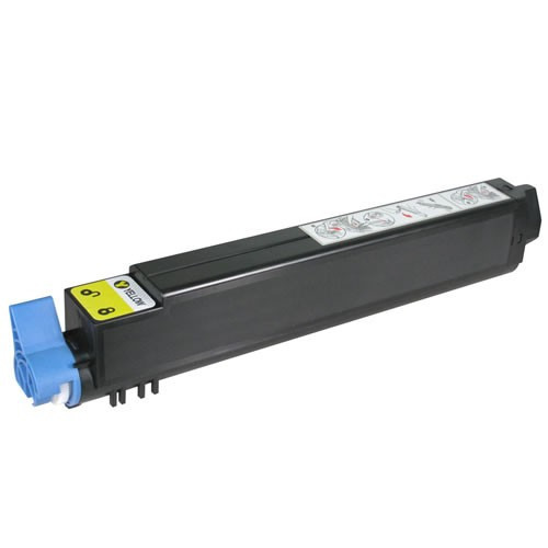 Compatible OKI Executive ES3640 A3/Pro Amarillo Cartucho de Toner - Reemplaza 43837105