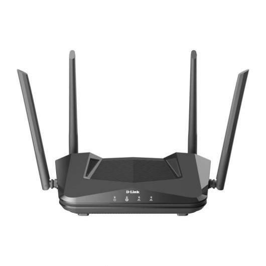 D-Link Router Inalambrico WiFi 6 AX1800 - Hasta 1800Mbps - 4 Puertos RJ45 10/100 Mbps - 4 Antenas Externas - MU-MIMO - OFDMA - C