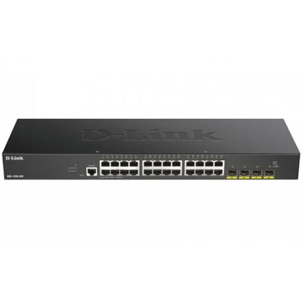 D-Link Switch Semiestionable 24 Puertos Gigabit + 4 Puertos 10G SFP+