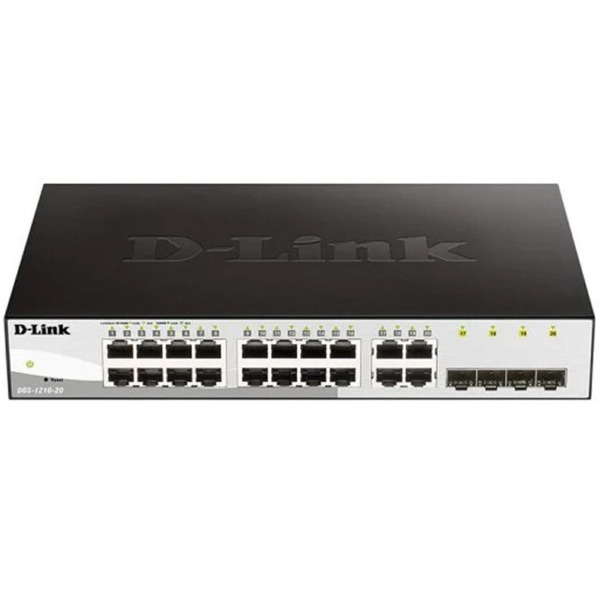 D-Link Switch Semigestionable 20 Puertos Gigabit + 4 Combo SFP