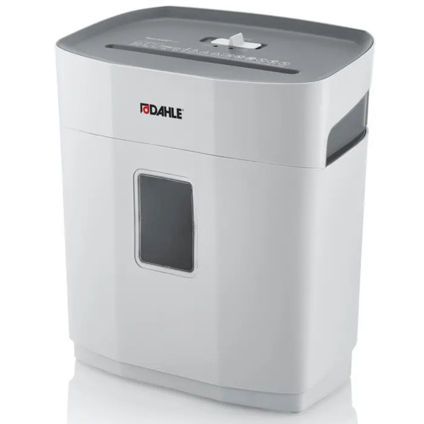 Dahle PaperSAFE 120 Destructora de Papel Manual 12L - Destruye hasta 8 Hojas - Corte en Particulas - Apta para Papel y Tarjetas