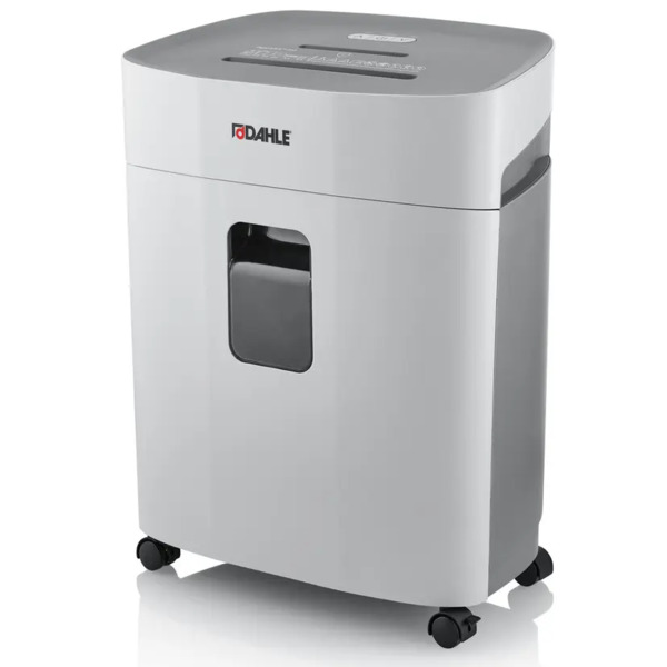 Dahle PaperSAFE 240 Destructora de Papel Manual 25L con Ruedas - Destruye hasta 10 Hojas - Corte en Particulas - Apta para Papel