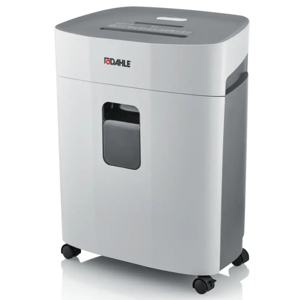 Dahle PaperSAFE 260 Destructora de Papel Manual 25L con Ruedas - Destruye hasta 12 Hojas - Corte en Particulas - Apta para Papel