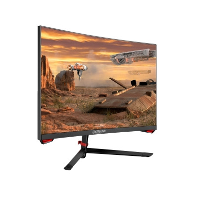 Dahua Monitor 23.6 LED VA Curvo 1500R FullHD 1080p 165Hz - Respuesta 1ms - Angulo de Vision 178º - 16:9 - HDMI, DisplayPort - VE