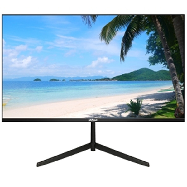 Dahua Monitor 23.8" LED FullHD 1080p 60Hz - Respuesta 6.5ms - Angulo de Vision 178º - 16:9 - HDMI, VGA